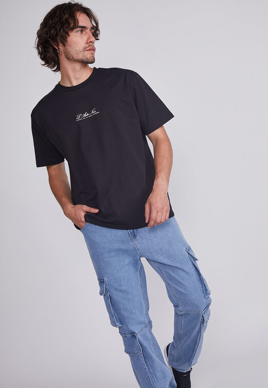 Jeans Hombre Celeste Cargo Claro Sioux